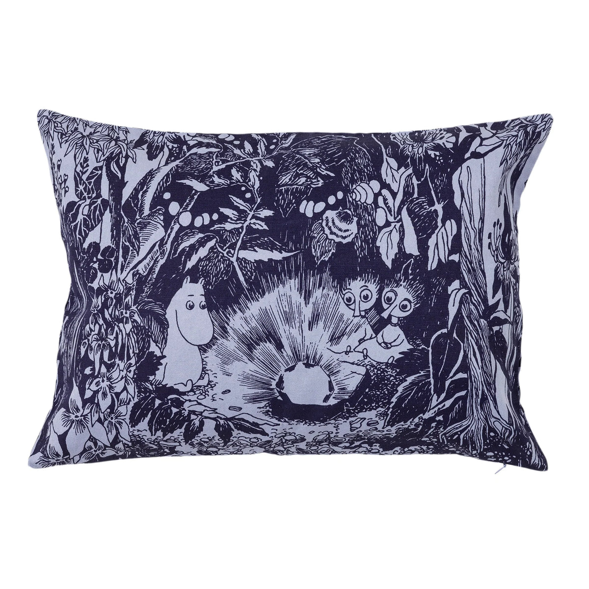 Poszewka Mystical Forest (niebieska) 40x58cm - Moomin Arabia