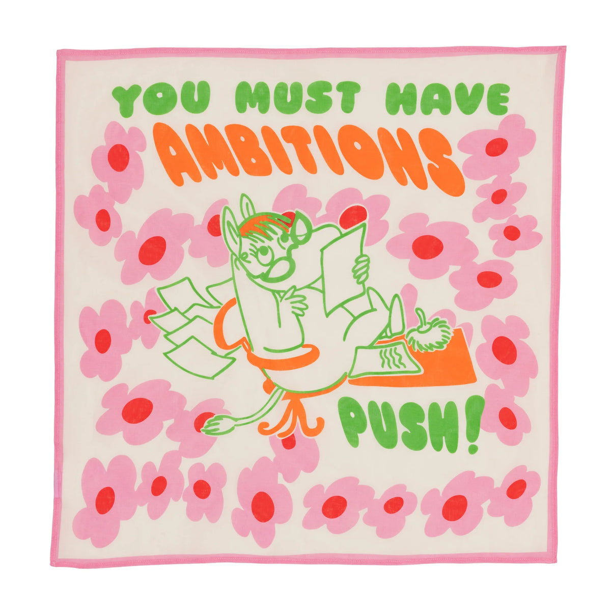 Bandana 55x55cm Panna Migotka Boss Lady Moomin Arabia
