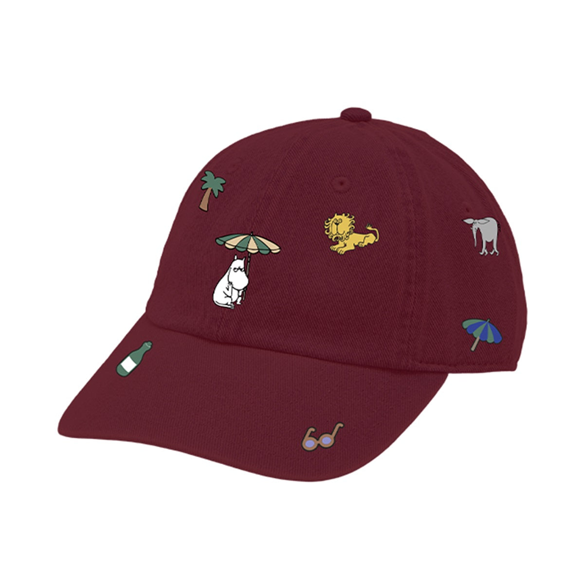 Czapka dżinsowa Muminek Riviera (bordo) NordicBuddies