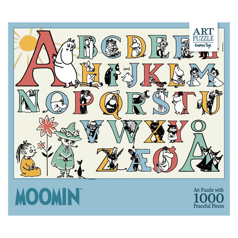 Muminki ABC Puzzle 1000 elementów 70x50 cm
