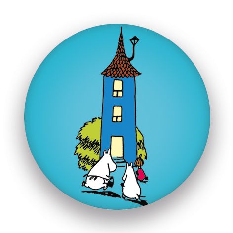 Magnes na lodówkę 32mm Dom Muminków Putinki