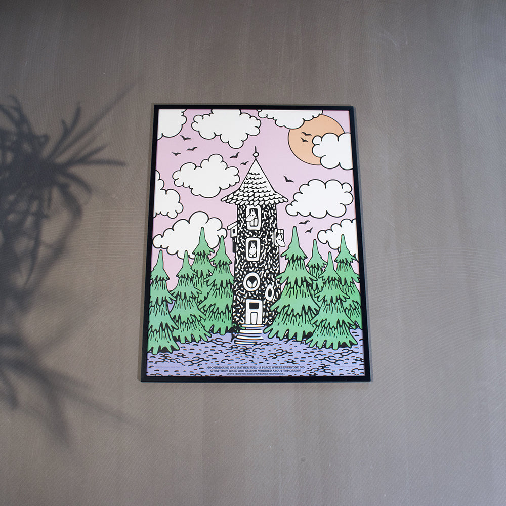Plakat Dolina Muminków 50x70cm - Nordicbuddies