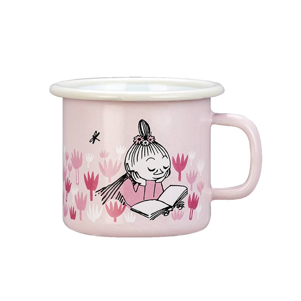 Kubek emaliowany 250ml Migotka i Mała Mi (różowy) Muurla