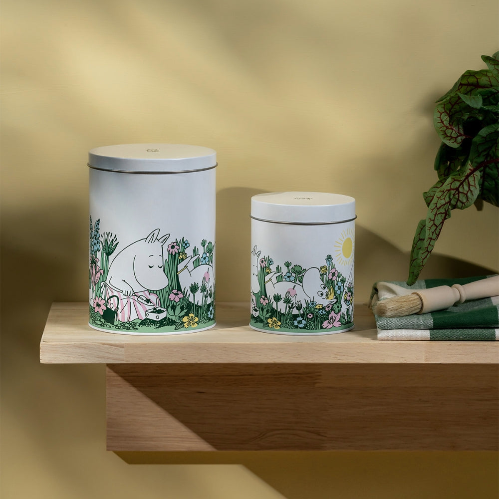 Zestaw 2 szt. puszek Muminki w ogrodzie Muurla