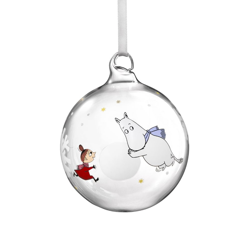 Bombka szklana Muminki Snowflake 9 cm Muurla