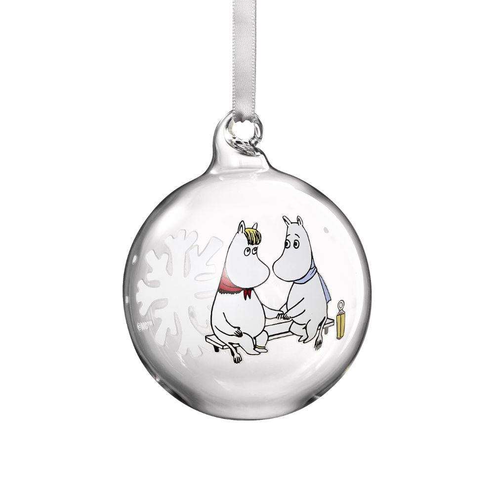 Bombka szklana Muminki Snowflake 7 cm Muurla