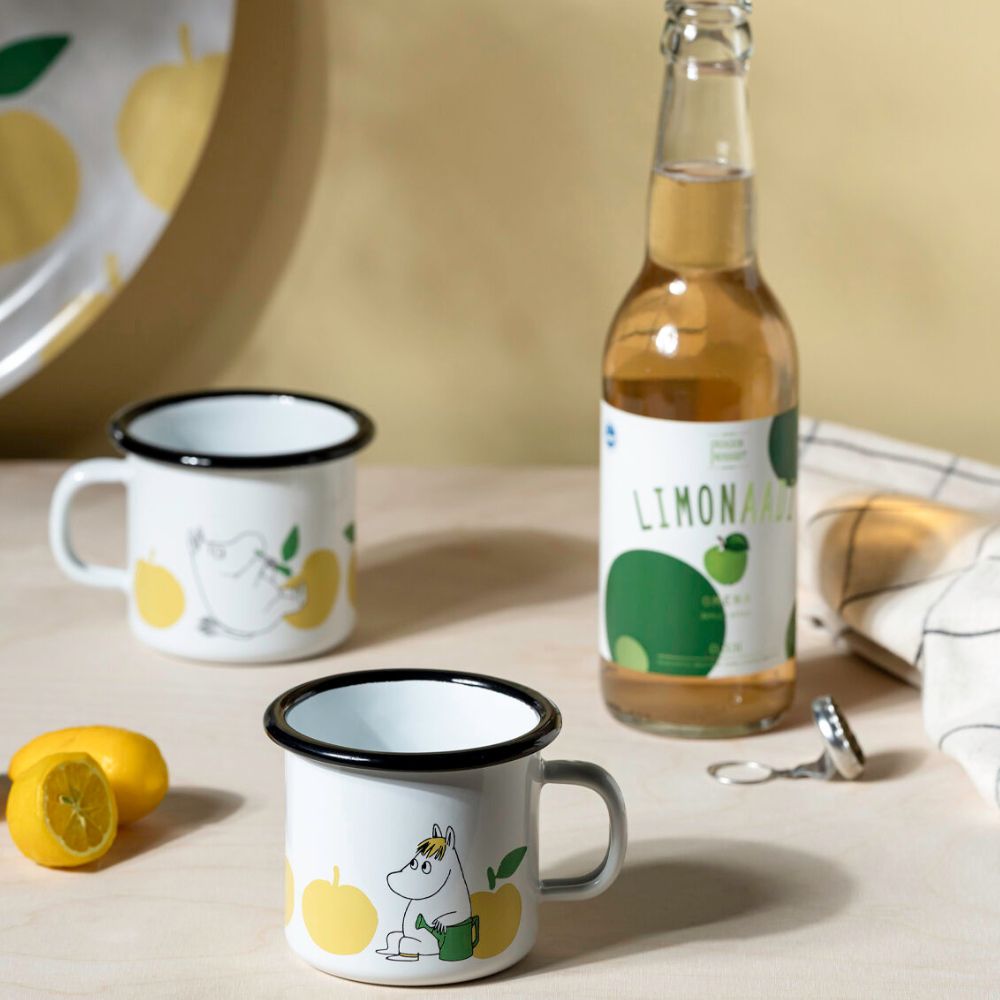 Kubek emaliowany 250ml Migotka Jabłka Muurla