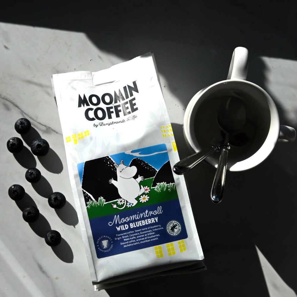 Kawa mielona Moomin Coffee Muminek (dzika jagoda) 250g Bergstrands