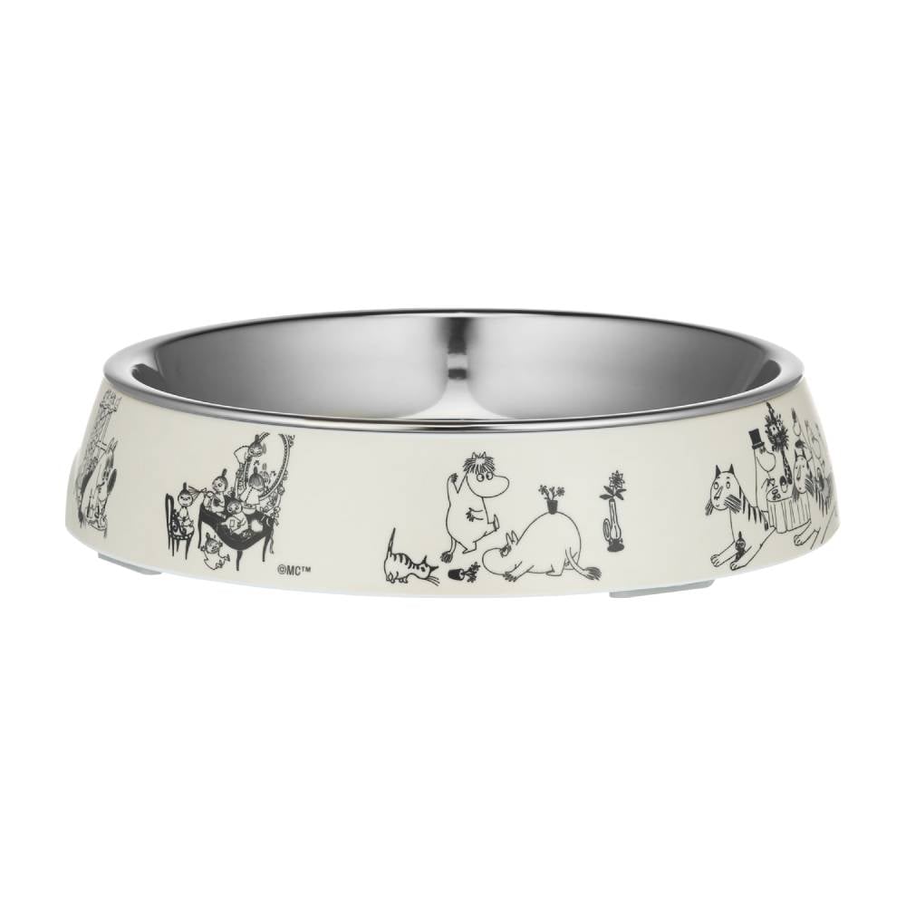 Miseczka dla kota Moomin for Pets 80-lecie (beż) Muurla