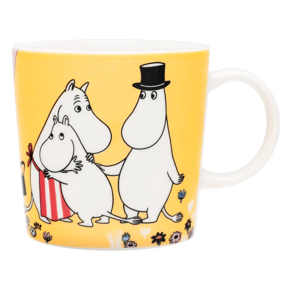 Kubek 300ml Family Time Moomin Arabia i pocztówka Wielkanocna