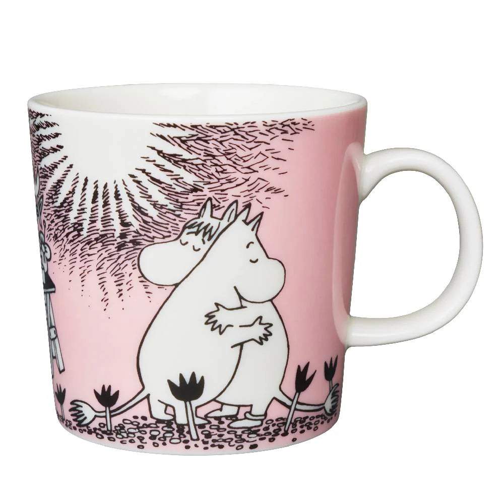Zestaw kolekcjonerski 3-elementowy Pink Love - Moomin Arabia