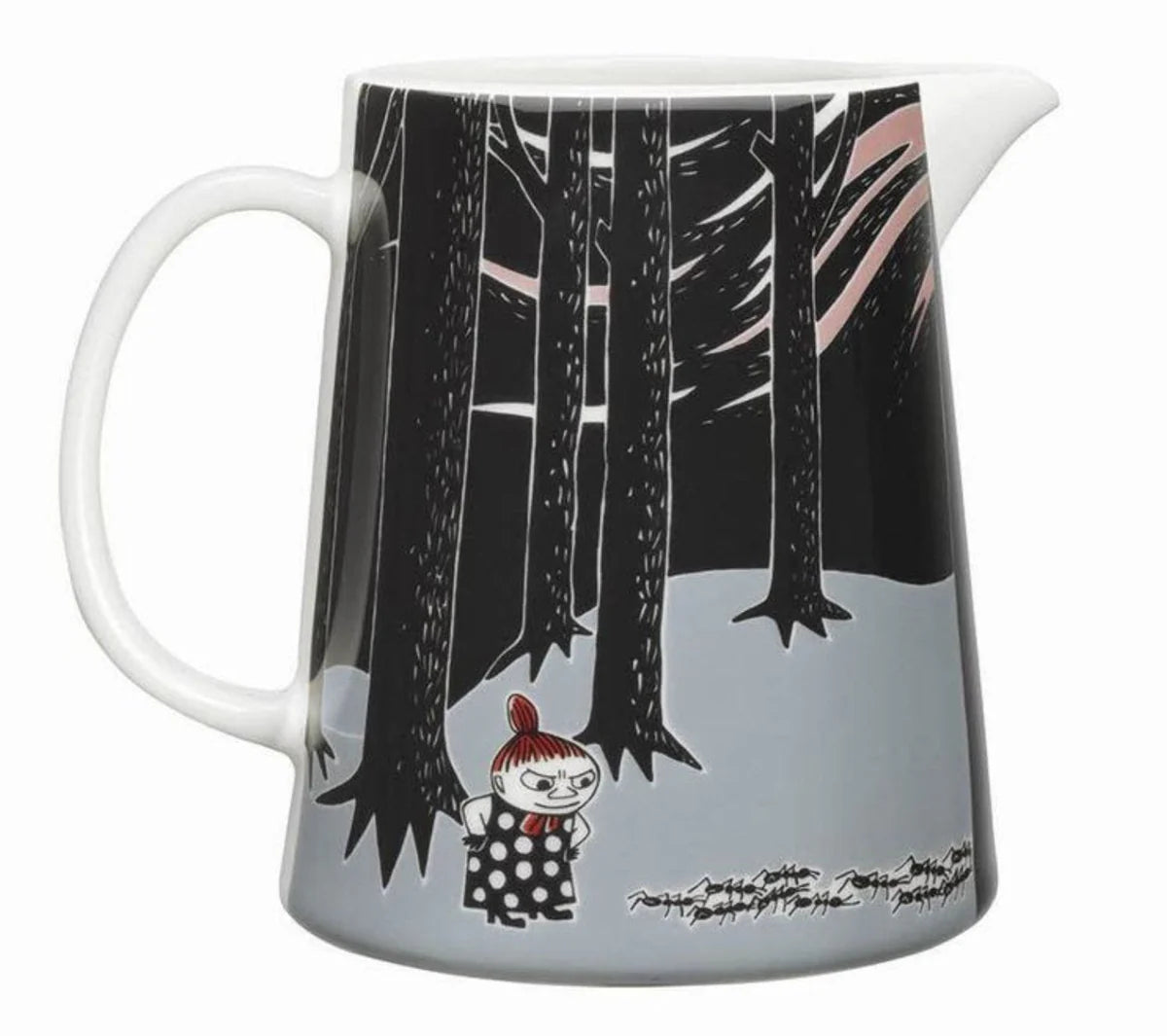 Zestaw porcelanowy (2 szt. kubek, dzbanek) Muminki Adventure Move - Moomin Arabia