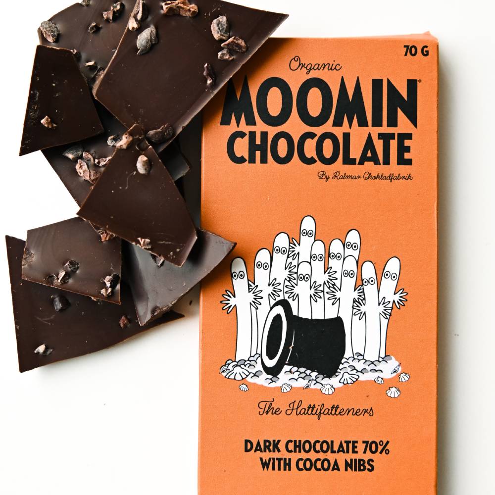 Czekolada Hatifnatowie (ciemna czekolada, kawałki ziaren kakaowca) - Kalmar Chokladfabrik