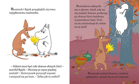 Książka Muminek i złoty liść Richard Dungworth, Tove Jansson HarperKids