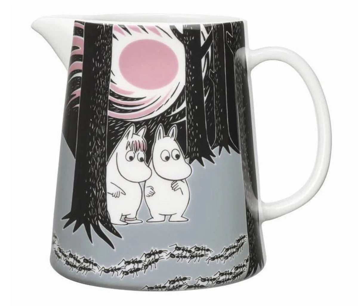 Zestaw porcelanowy (2 szt. kubek, dzbanek) Muminki Adventure Move - Moomin Arabia