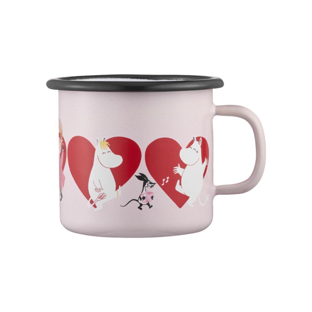 Kubek emaliowany 250ml Muminki Heart Muurla
