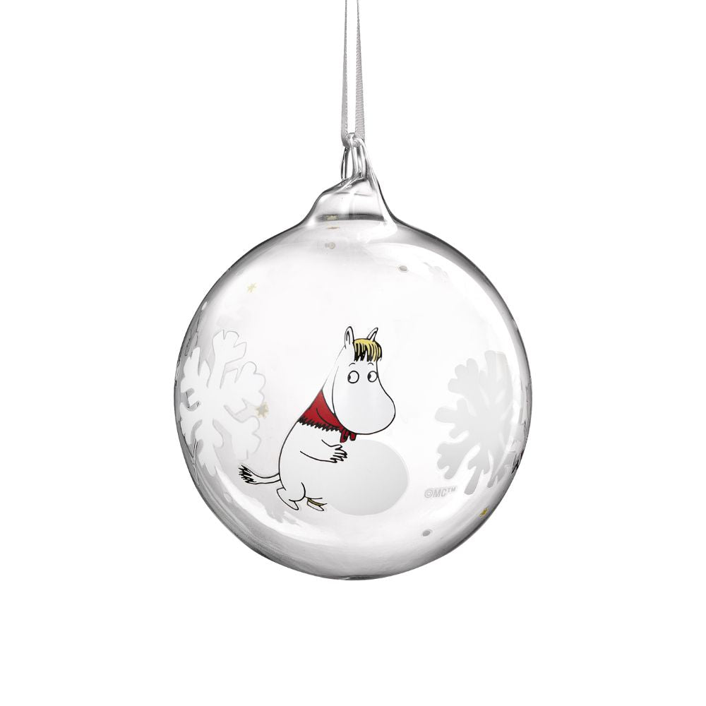 Bombka szklana Muminki Snowflake 9 cm Muurla
