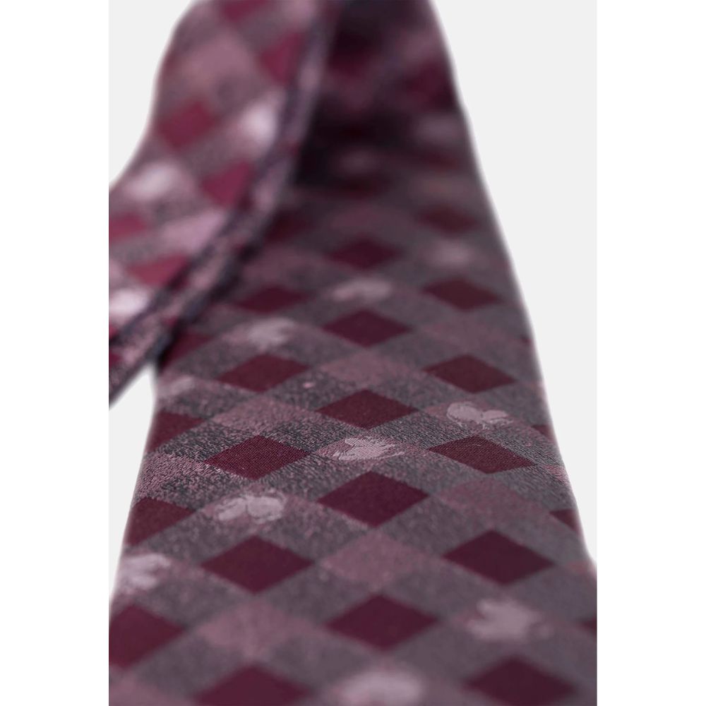 Jedwabny krawat (bordowy) Muminek Lasessor