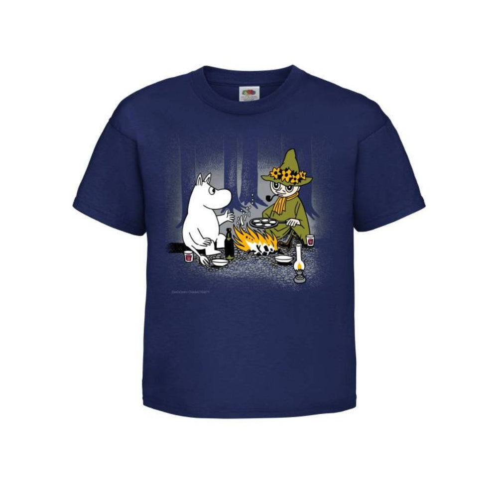 T-shirt dziecięcy Muminki ognisko Mikebon