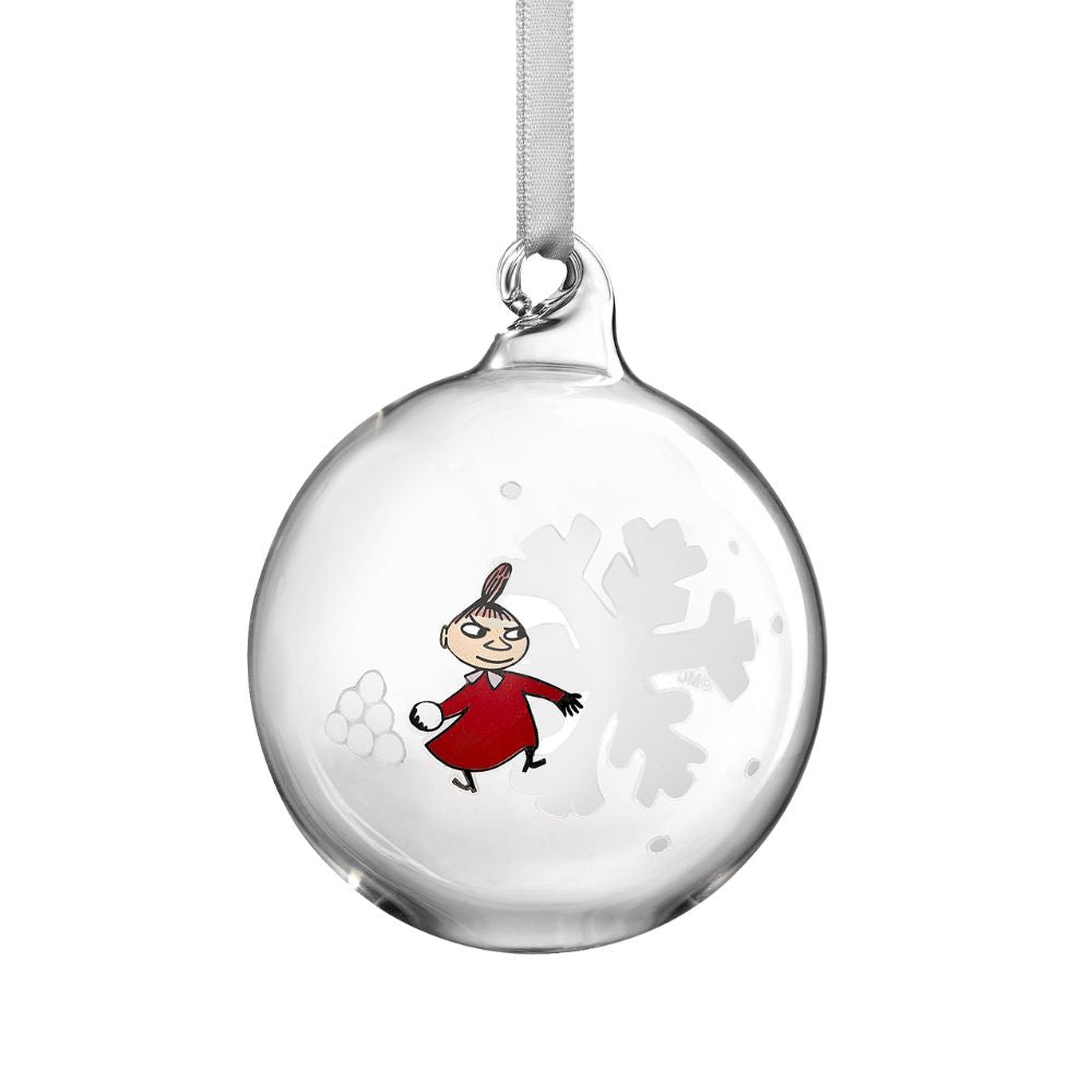 Bombka szklana Muminki Snowflake 7 cm Muurla