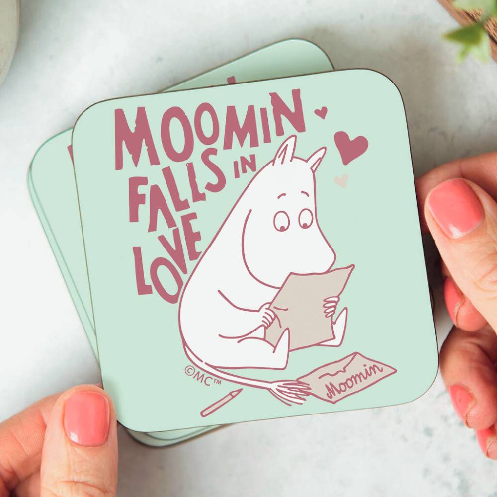 Drewniana podkładka Muminek List Miłosny - The Official Moomin Shop