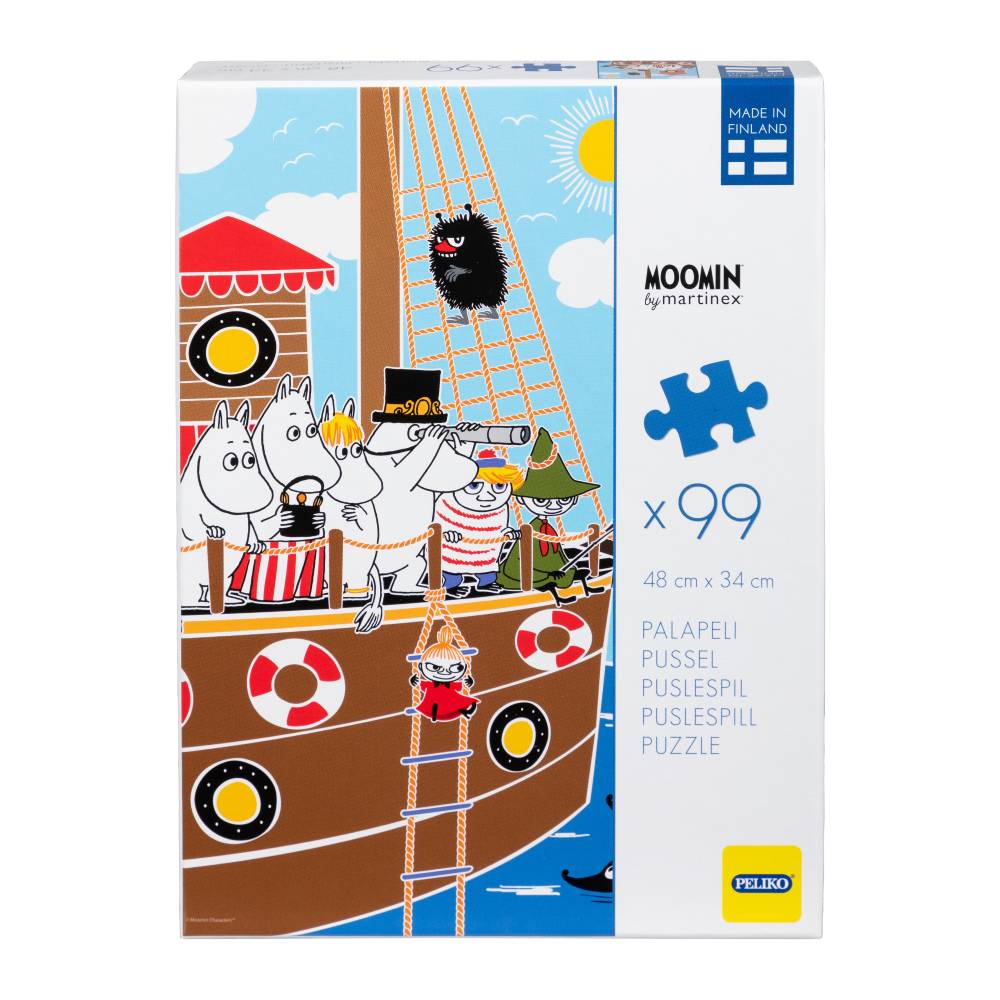 Puzzle Muminki na statku 99 el. Martinex