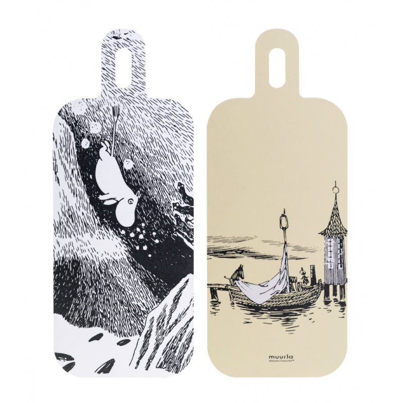 MUMINKI Deska do krojenia Przygody na wodzie 13x33cm Muurla