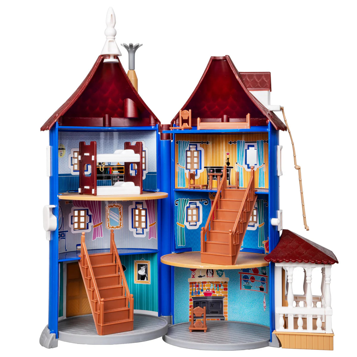 Dom Muminków + Kalendarz adwentowy z figurkami Muminków Martinex