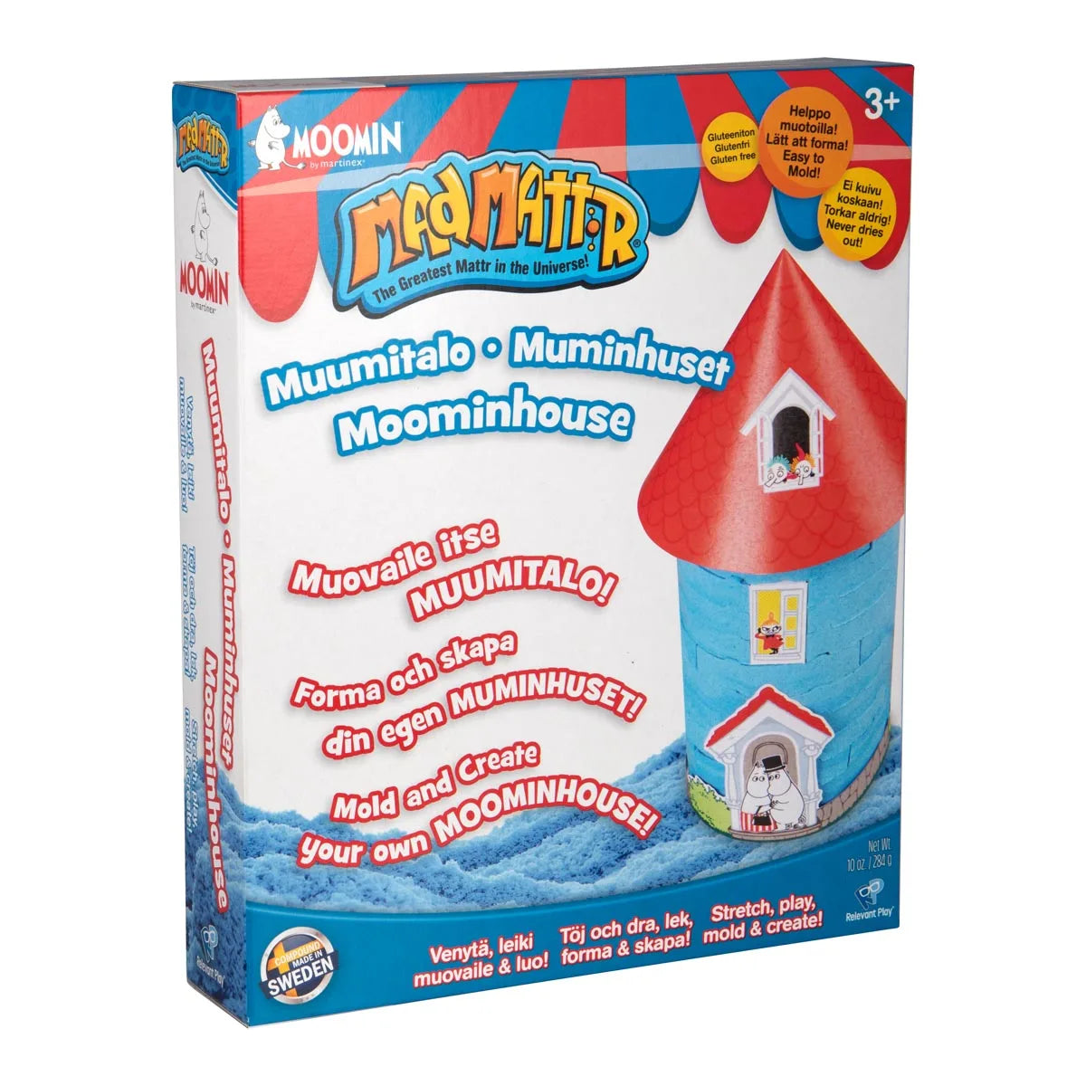 Zestaw kreatywny magiczny piasek Dom Muminków Martinex