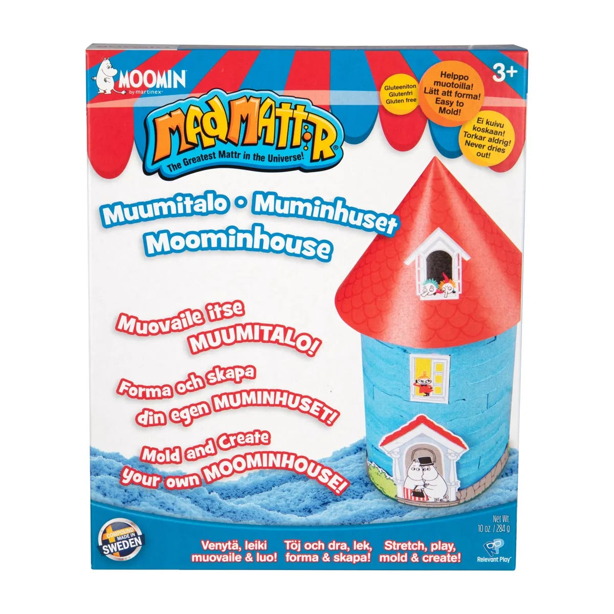 Zestaw kreatywny magiczny piasek Dom Muminków Martinex