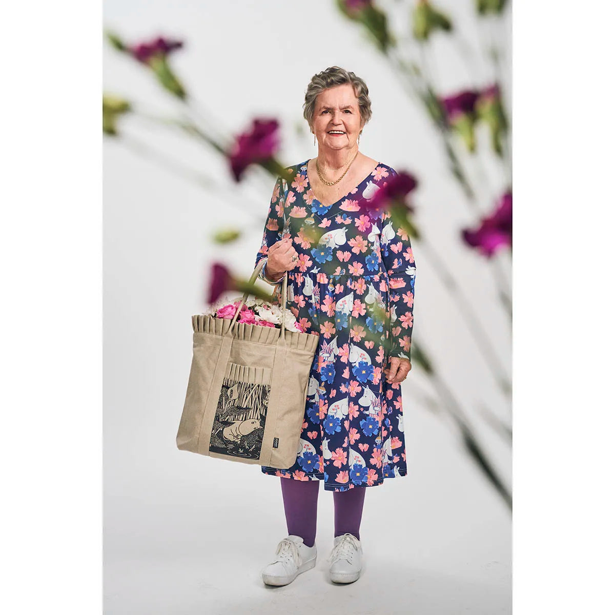 Torba z falbanką Muminki XL Martinex