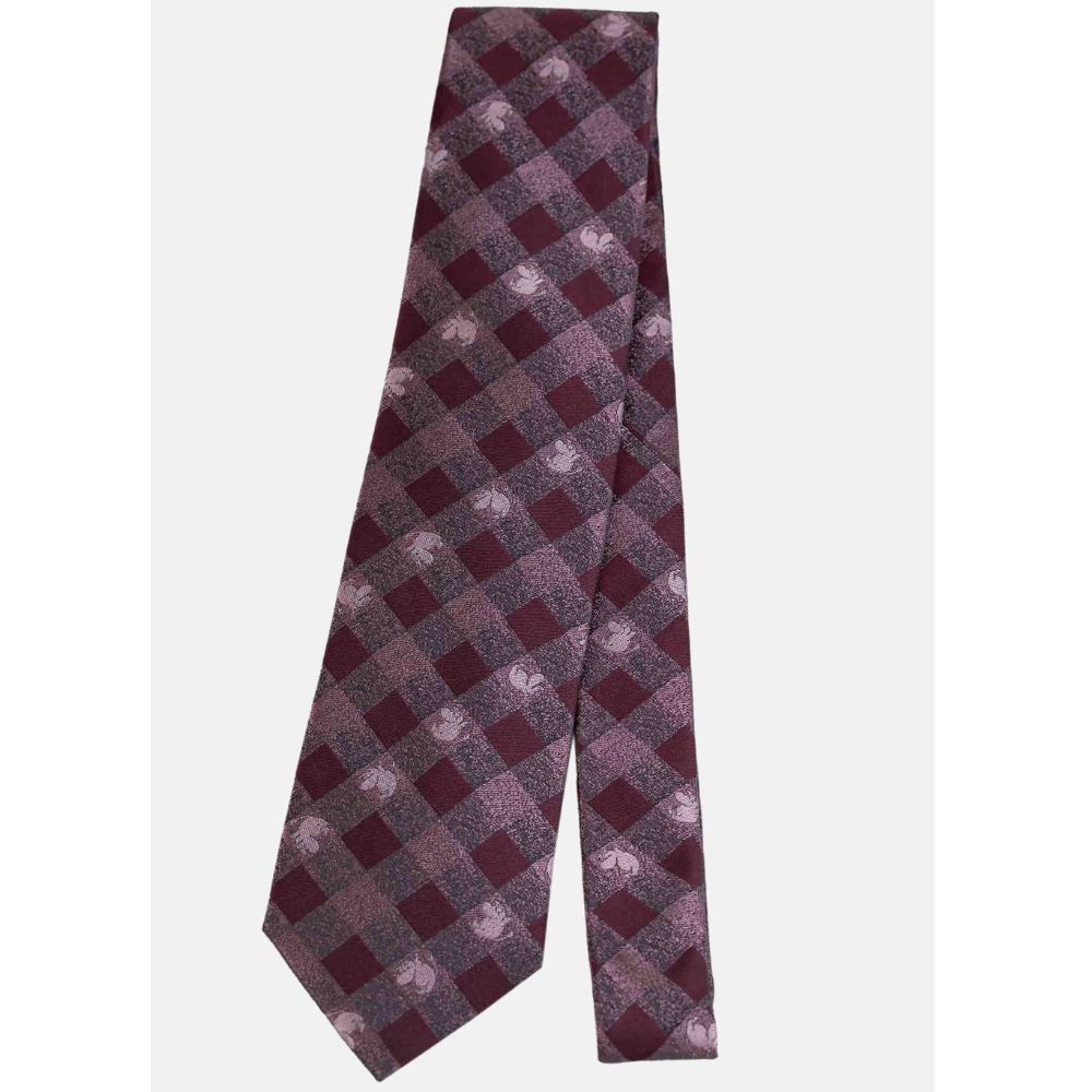 Jedwabny krawat (bordowy) Muminek Lasessor