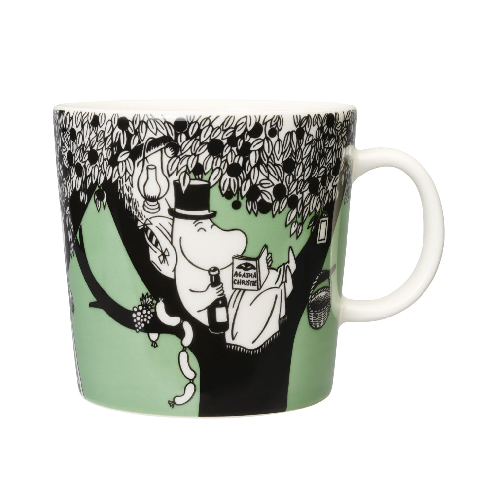 Kubek porcelanowy 400ml Tata Muminka (zielony) Moomin Arabia