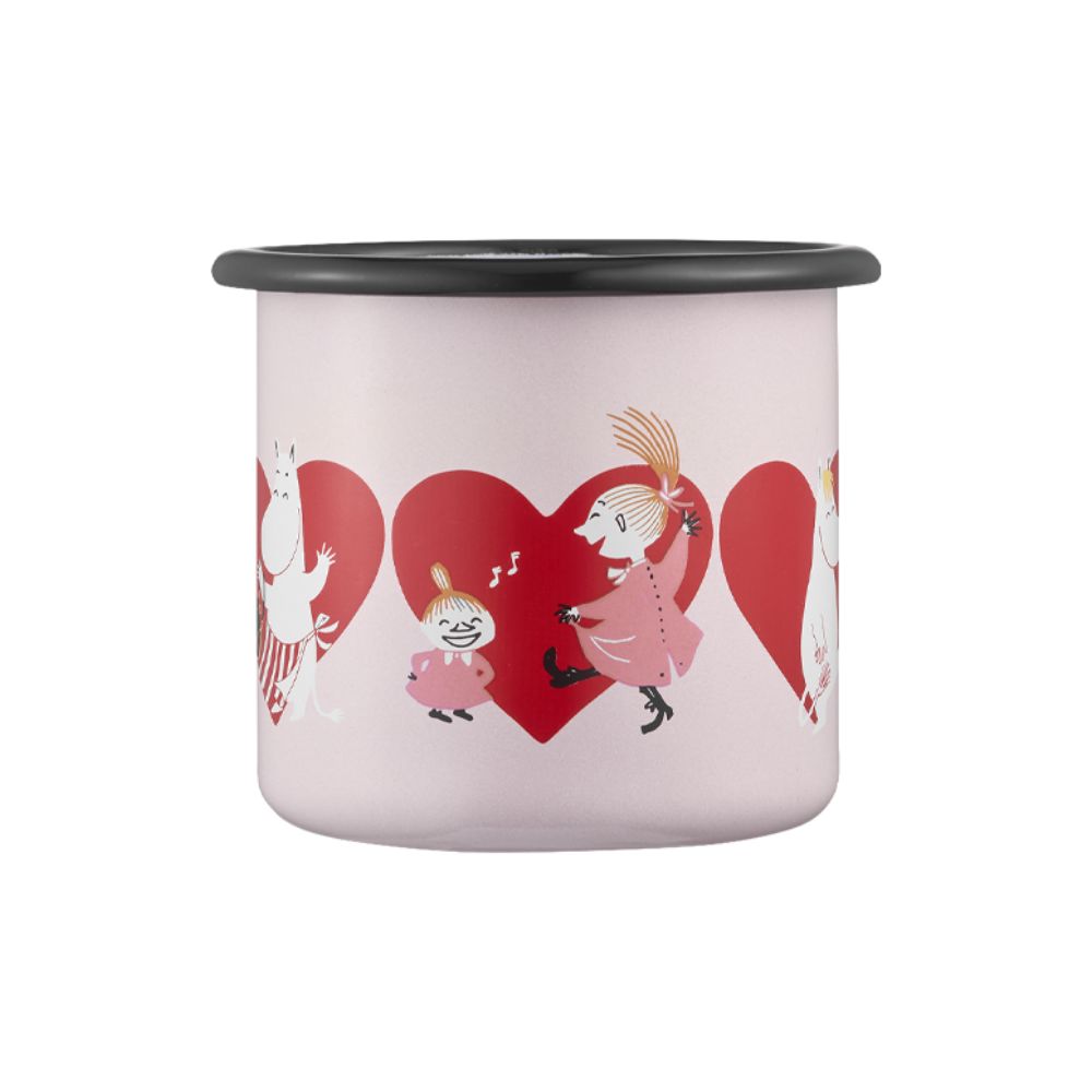 Kubek emaliowany 250ml Muminki Heart Muurla