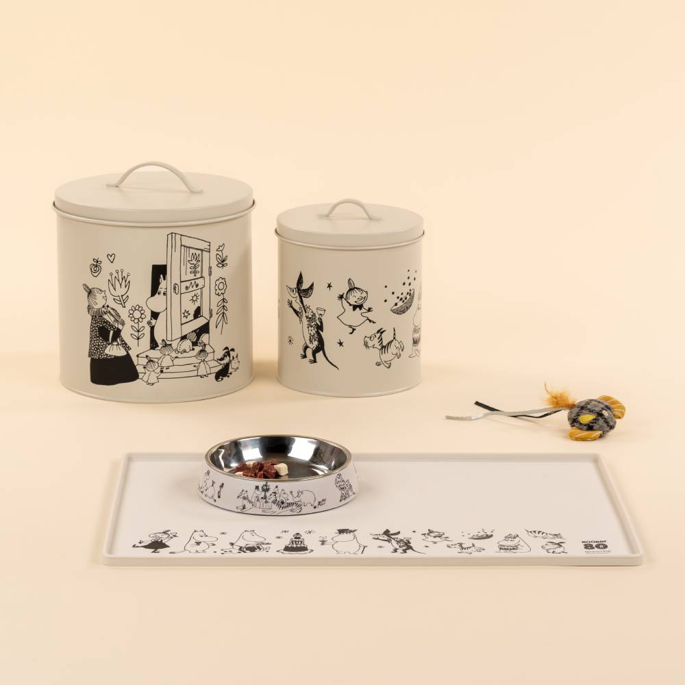 Miseczka dla kota Moomin for Pets 80-lecie (beż) Muurla