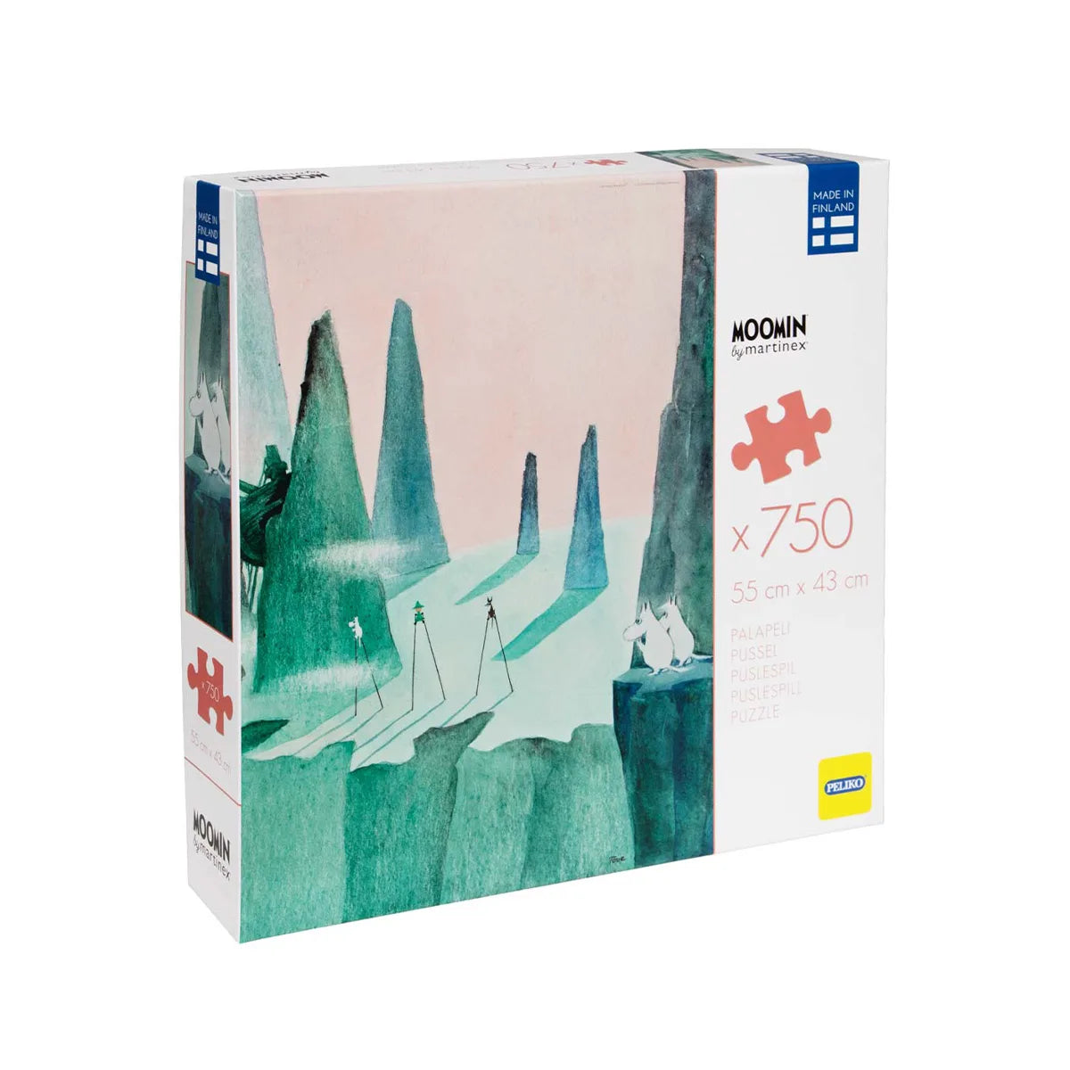 Puzzle Kometa nad Doliną Muminków 750 el. Martinex