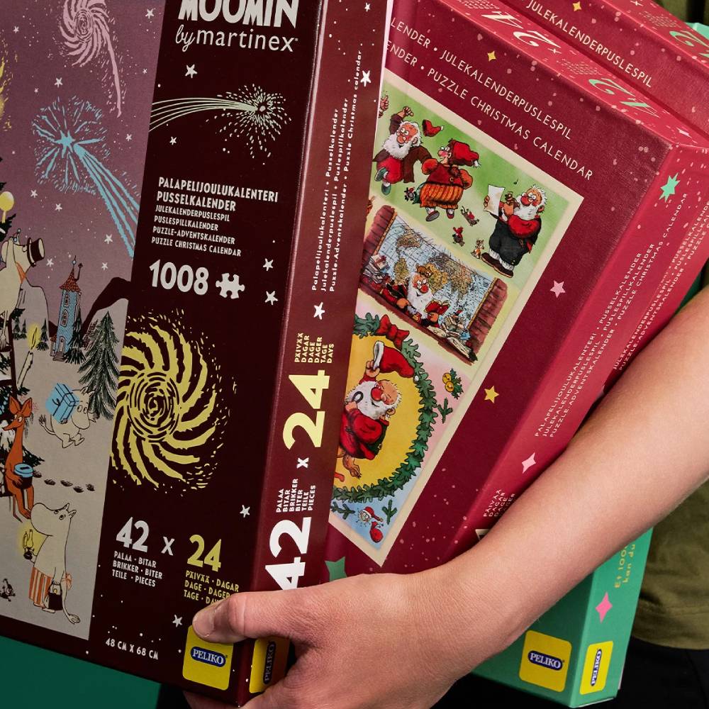 Kalendarz adwentowy PUZZLE Choinka Muminków - Martinex