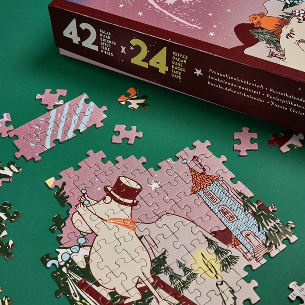 Kalendarz adwentowy PUZZLE Choinka Muminków - Martinex
