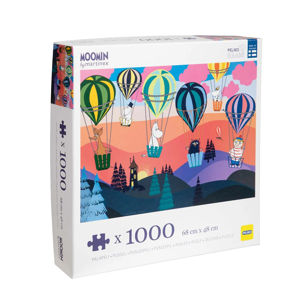 Puzzle 1000 elementów - Lot balonem Martinex