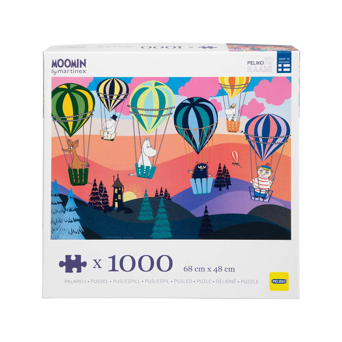 Puzzle 1000 elementów - Lot balonem Martinex