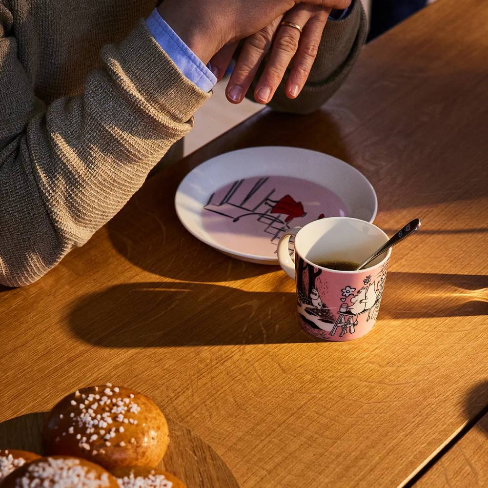 Kubek porcelanowy 300ml Muminki Love (róż) Moomin Arabia