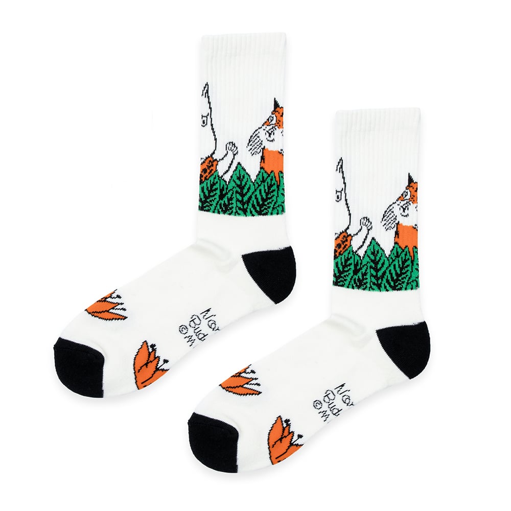 Skarpety Muminek w dżungli 40-45 Retro NordicBuddies