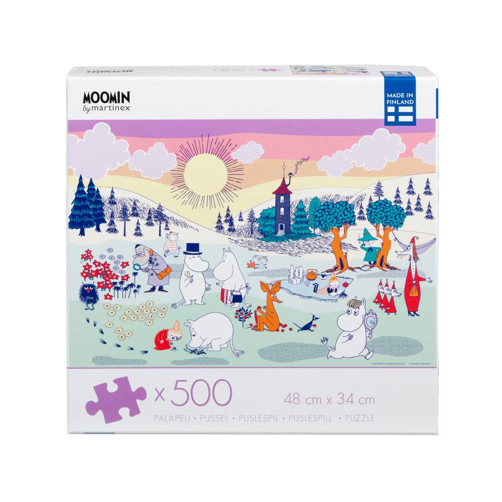 Puzzle W Dolinie Muminków 500 el. Martinex