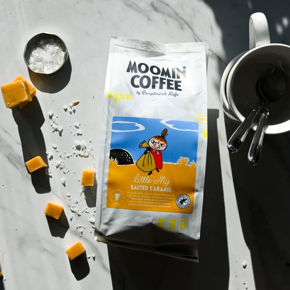 Kawa mielona Moomin Coffee Mała Mi (solony karmel) 250g Bergstrands