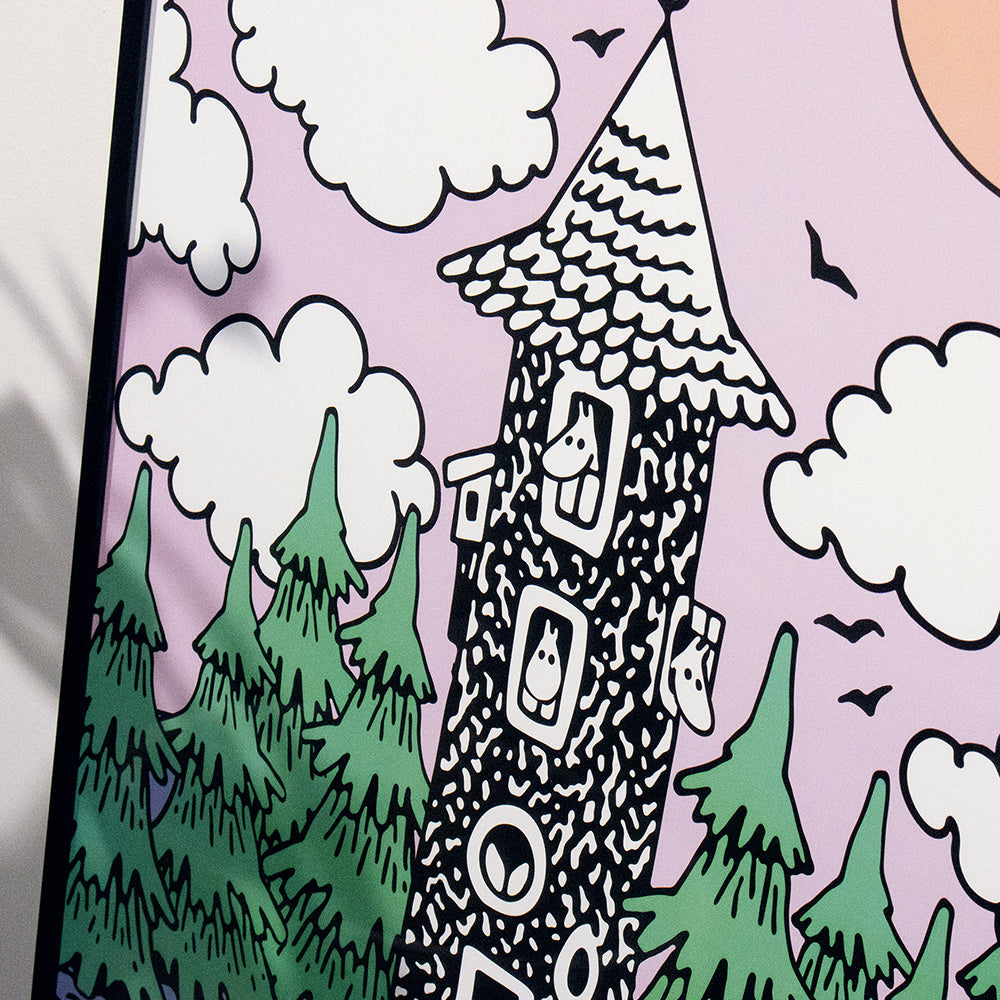 Plakat Dolina Muminków 50x70cm - Nordicbuddies