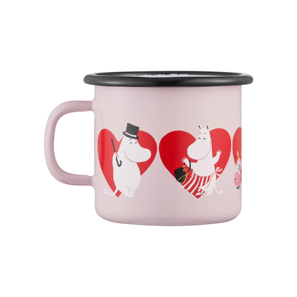 Kubek emaliowany 250ml Muminki Heart Muurla
