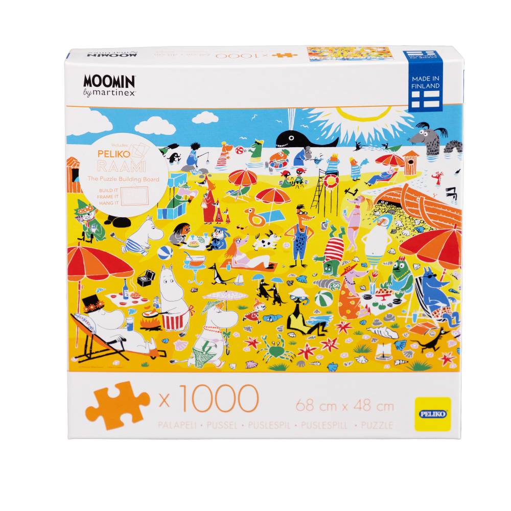 Puzzle Muminki na plaży 1000el. Martinex