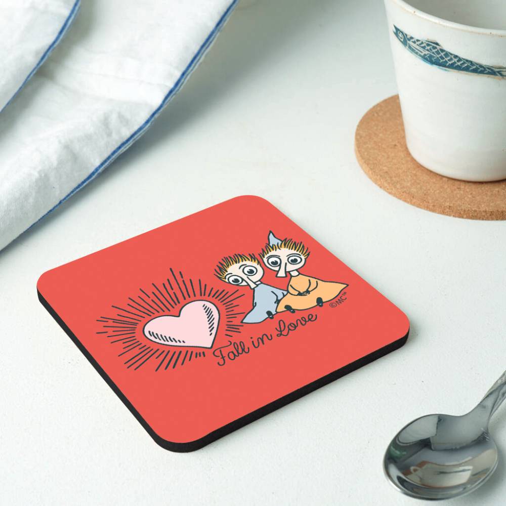 Drewniana podkładka Fall in Love - The Official Moomin Shop