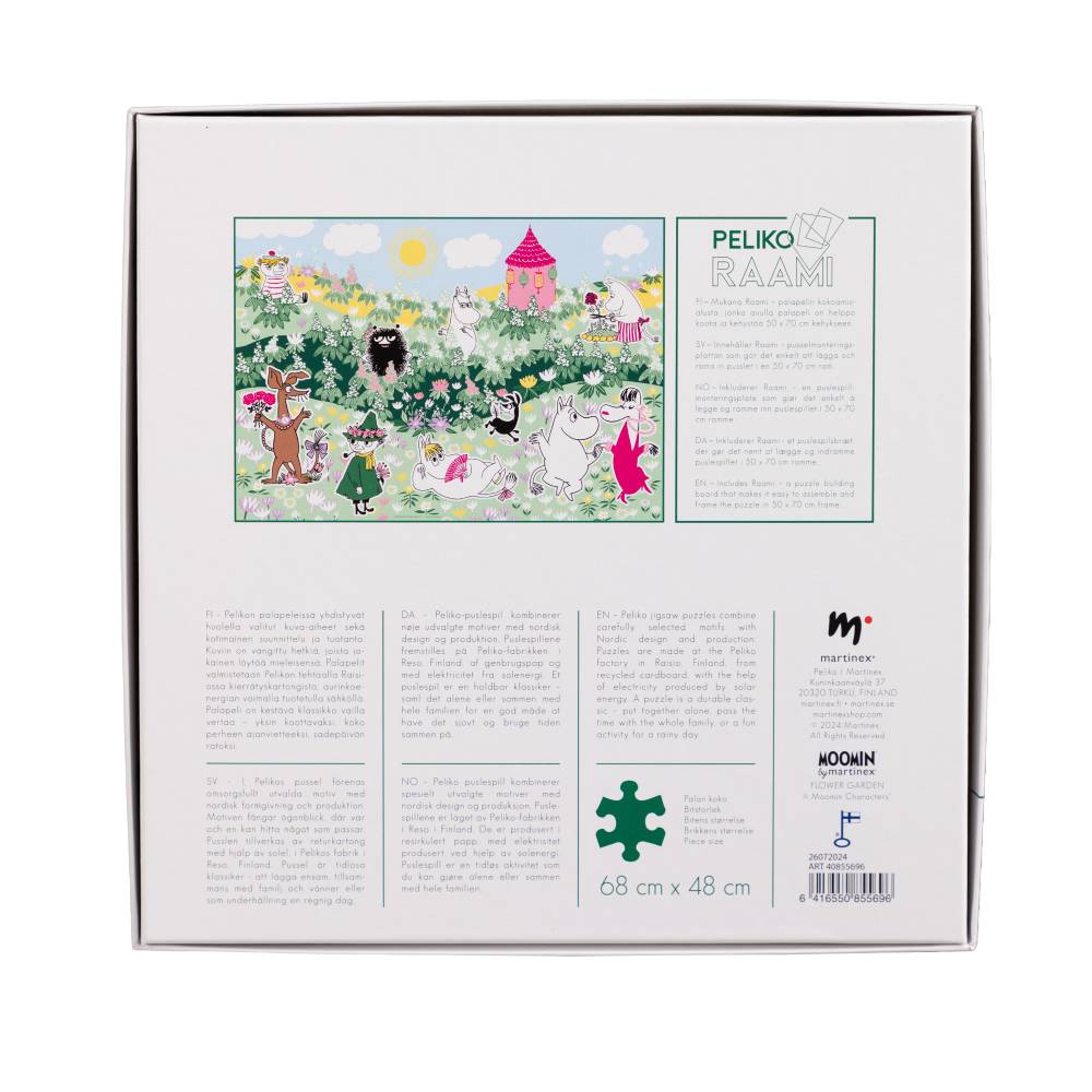 Puzzle Muminki Ogród Kwiatowy 1000 el. Martinex