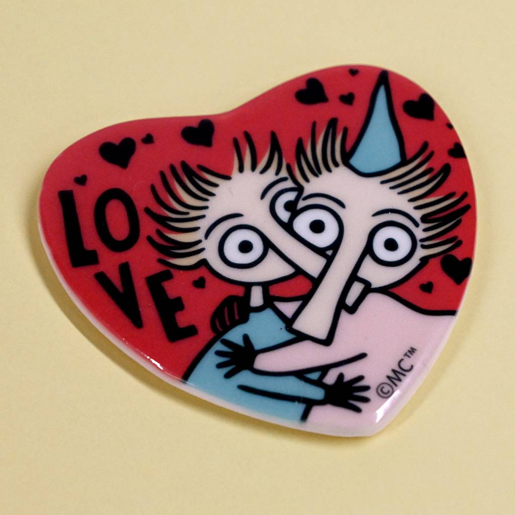 Magnes ceramiczny Topik i Topcia Love - The Official Moomin Shop